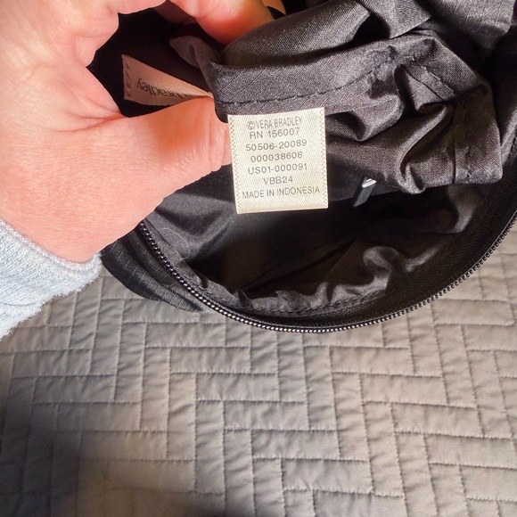 Vera Bradley Black Crossbody Sling Bag - Picture 5 of 7